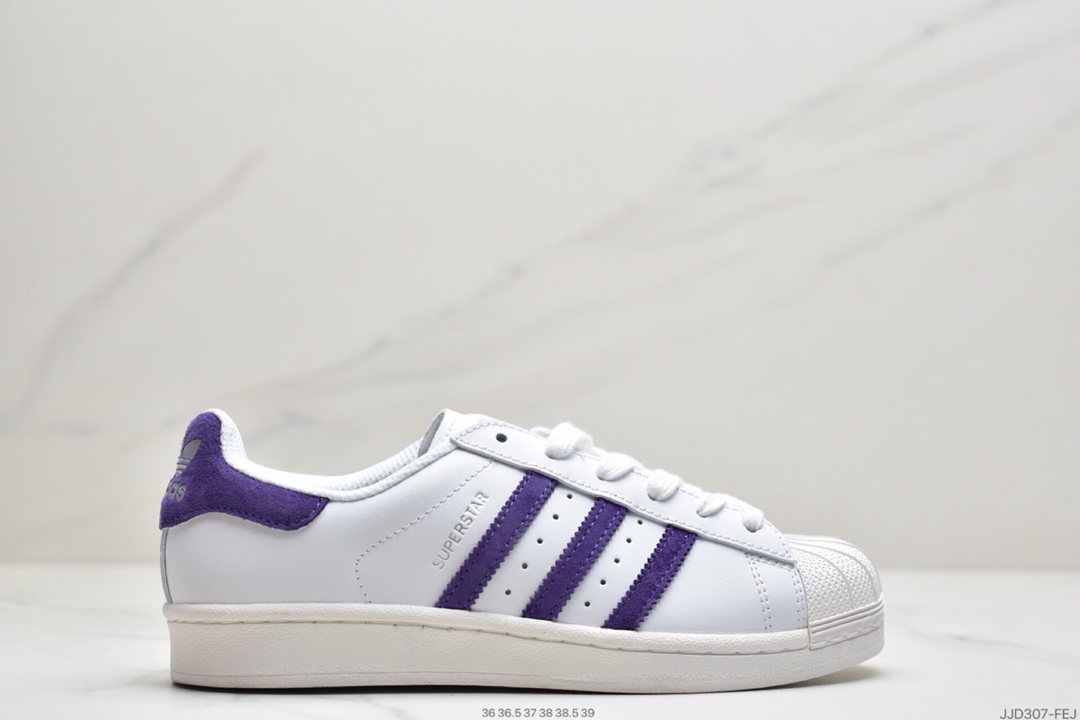 130 阿迪达斯Adidas三叶草 Originals Superstar”White/Red/Blue/Green”贝壳头经典百搭休闲运动板鞋FY3117