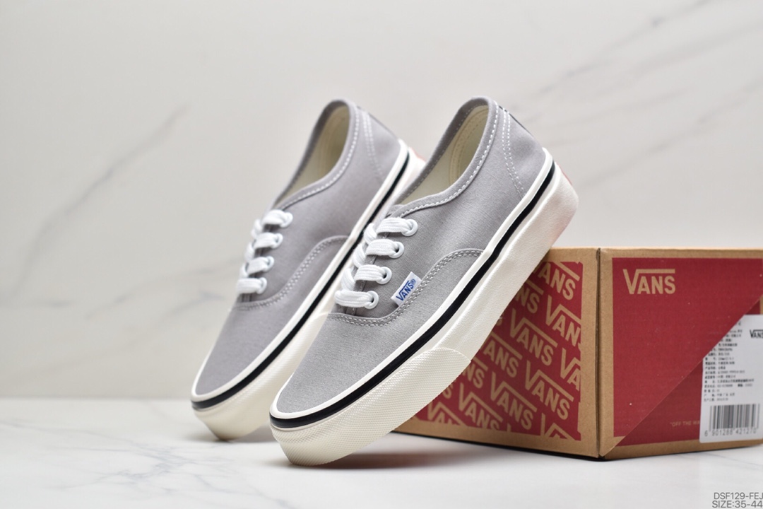 105 万斯Vans Authentic 44DX经典安娜海姆 4孔低帮硫化滑板鞋复古AUT高端硫化