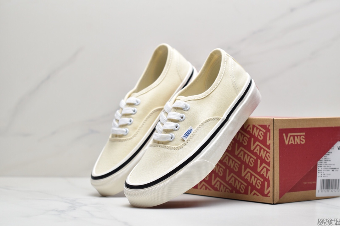 105 万斯Vans Authentic 44DX经典安娜海姆 4孔低帮硫化滑板鞋复古AUT高端硫化