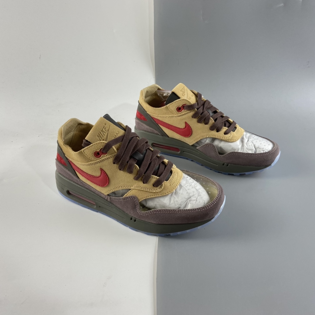 P260 Clot x Nike Air Max 1“Tea Leaf Brown”联名款复古休闲跑鞋 DD1870-200