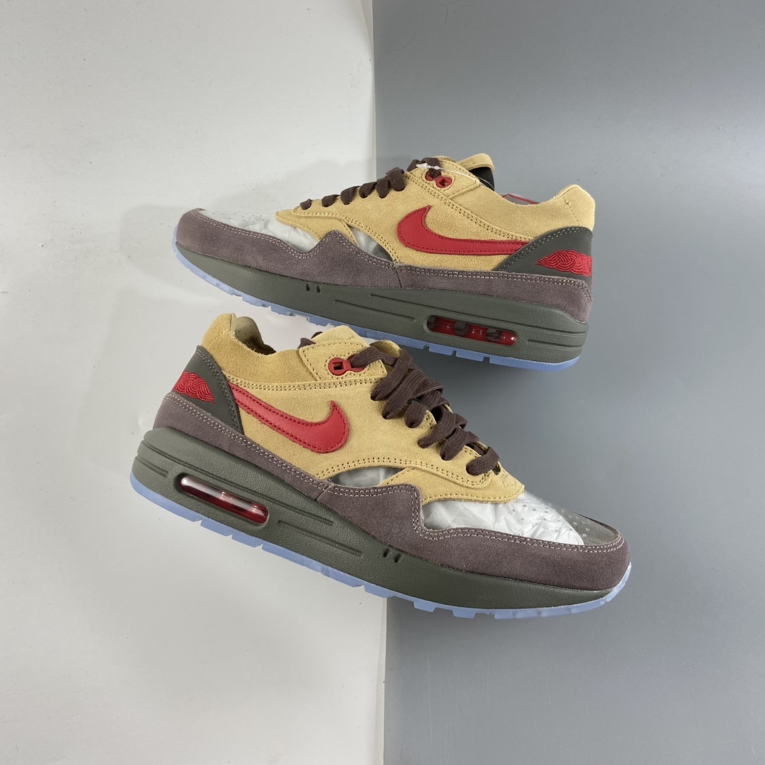 P260 Clot x Nike Air Max 1“Tea Leaf Brown”联名款复古休闲跑鞋 DD1870-200