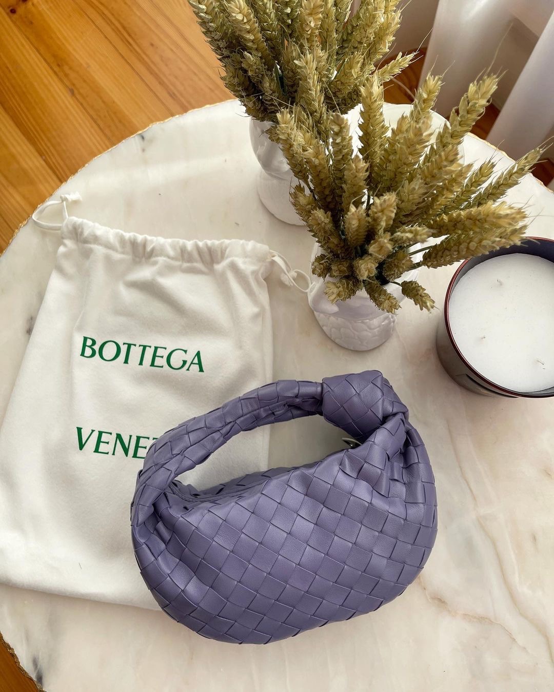 Bottega Veneta MINI JODIE 28CM BAG 651876香芋紫