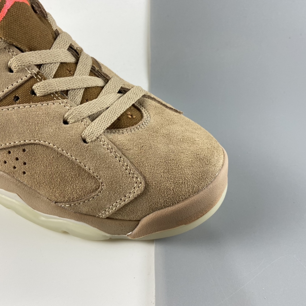 P480 Travis Scott x Air Jordan 6“British Khaki”AJ6 乔6卡其色 DH0690-200