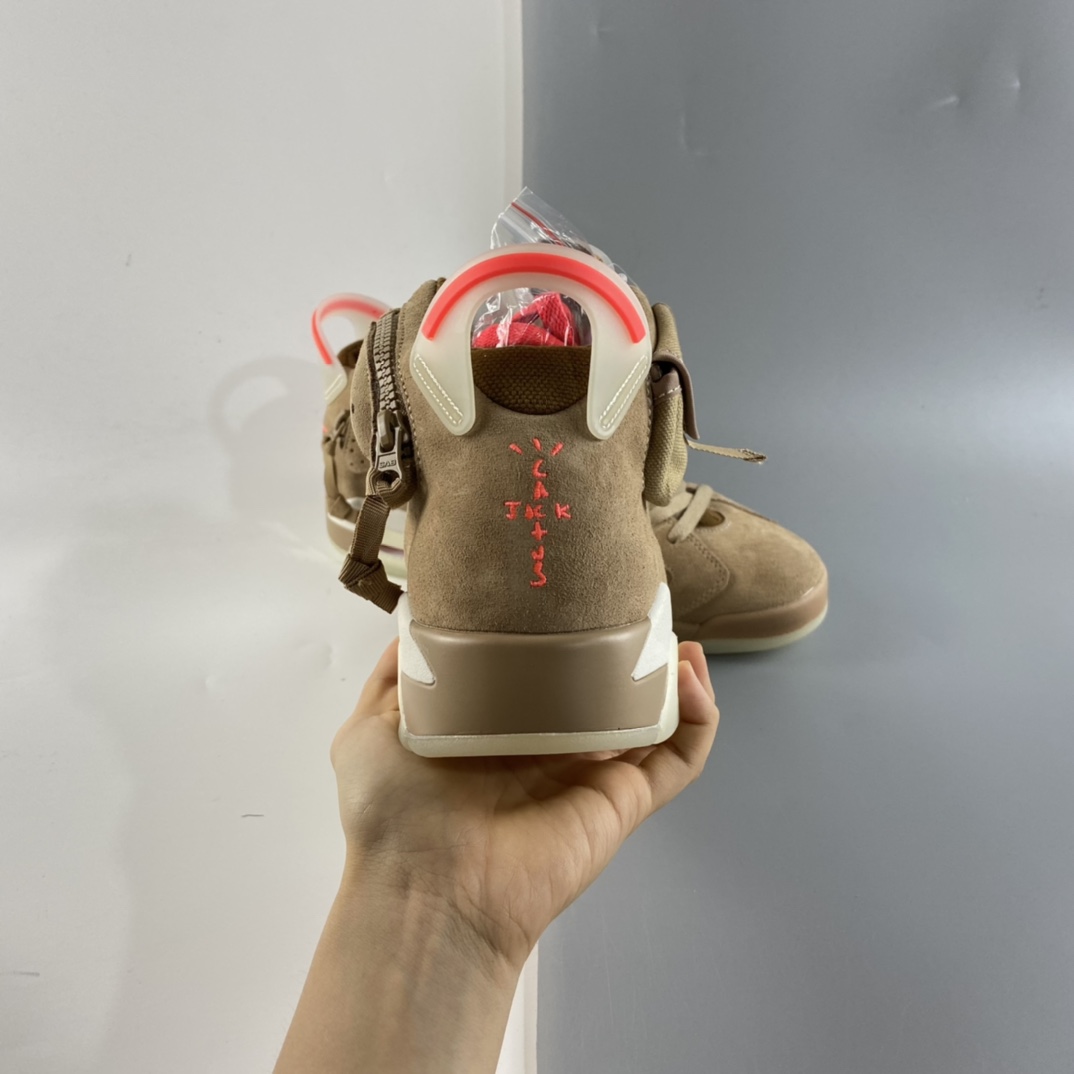 P480 Travis Scott x Air Jordan 6“British Khaki”AJ6 乔6卡其色 DH0690-200