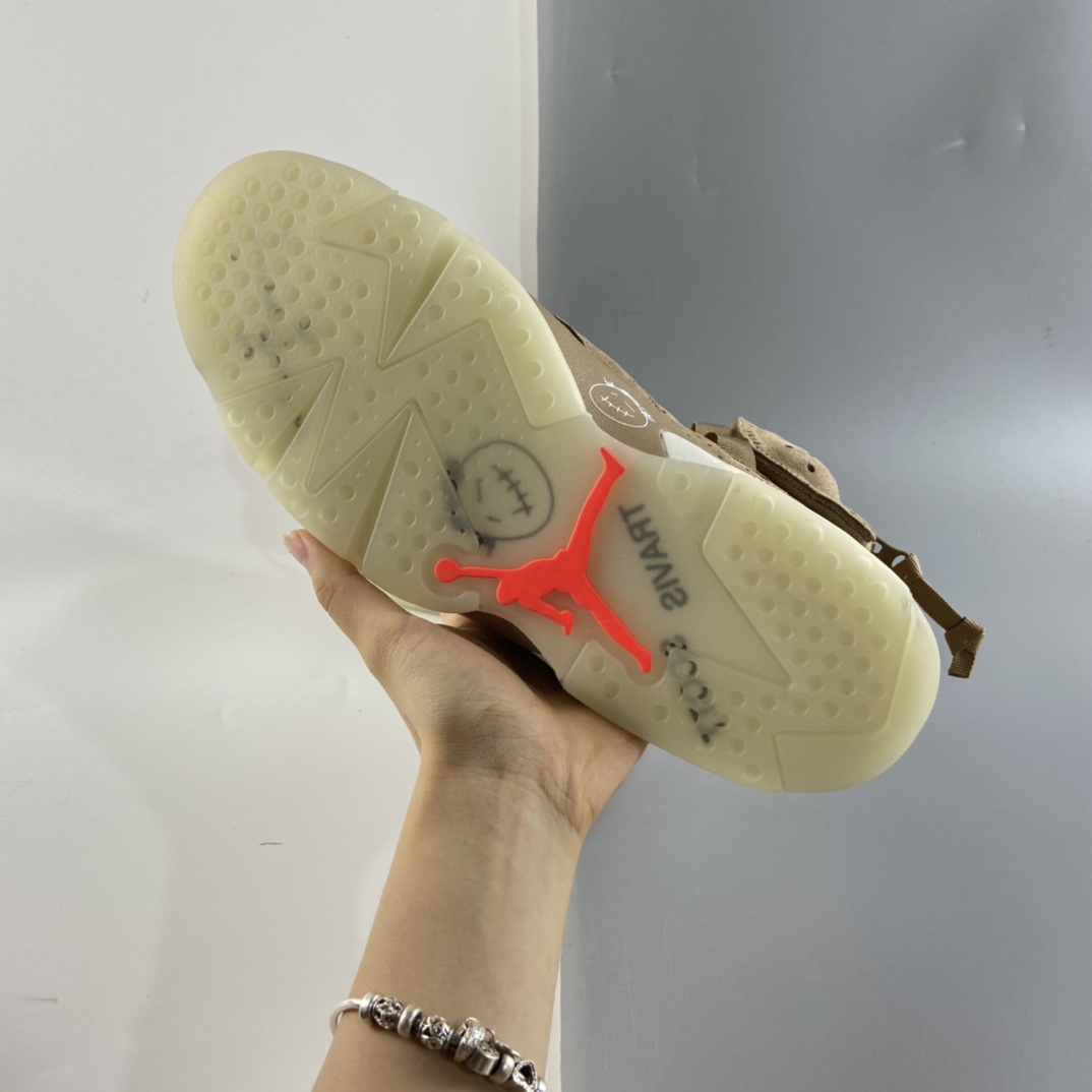 P480 Travis Scott x Air Jordan 6“British Khaki”AJ6 乔6卡其色 DH0690-200