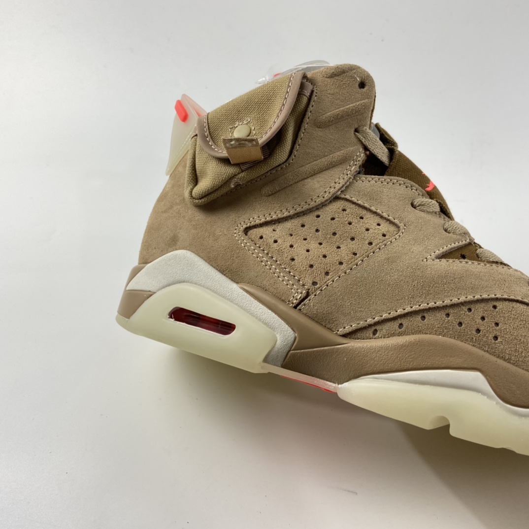 P480 Travis Scott x Air Jordan 6“British Khaki”AJ6 乔6卡其色 DH0690-200