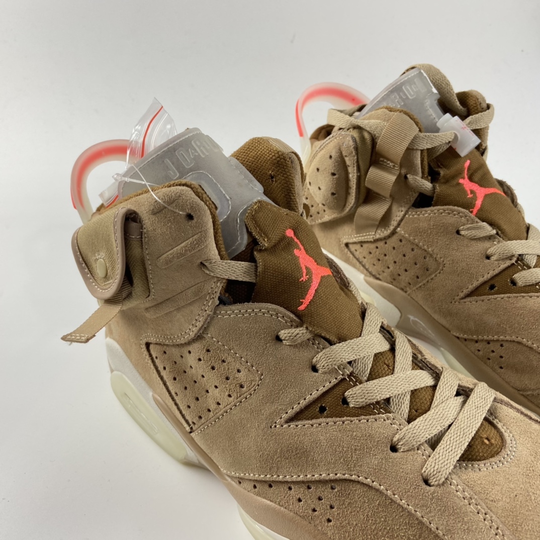P480 Travis Scott x Air Jordan 6“British Khaki”AJ6 乔6卡其色 DH0690-200