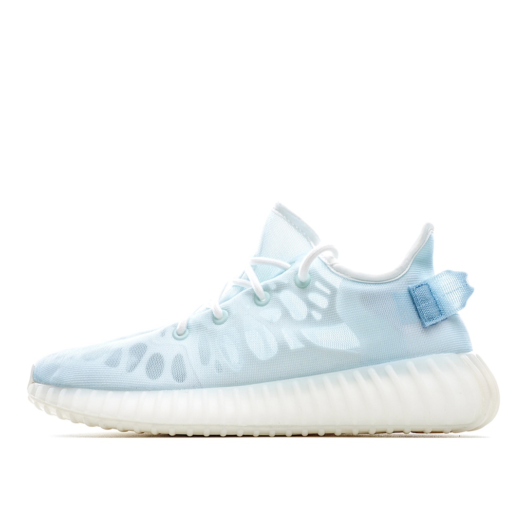H0 公司级adidas Yeezy Boost 350 V2 Mono Mist 2021夏季全新大系列“贾卡” 浅蓝网纱