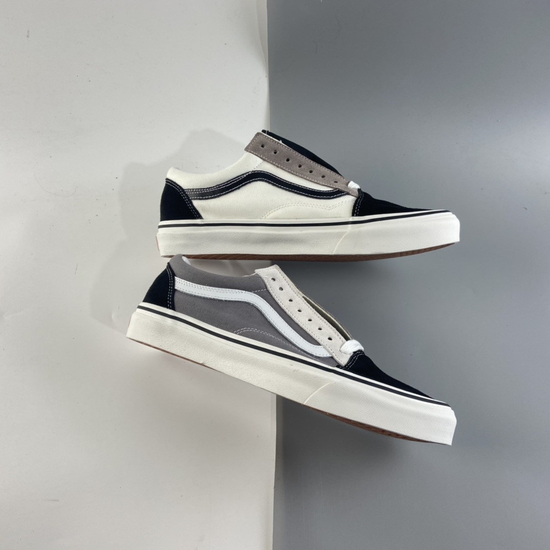 P150 Vans Style 36 范斯安纳海姆撞色黑灰白低帮板鞋运动鞋 VN0A38G2XFI