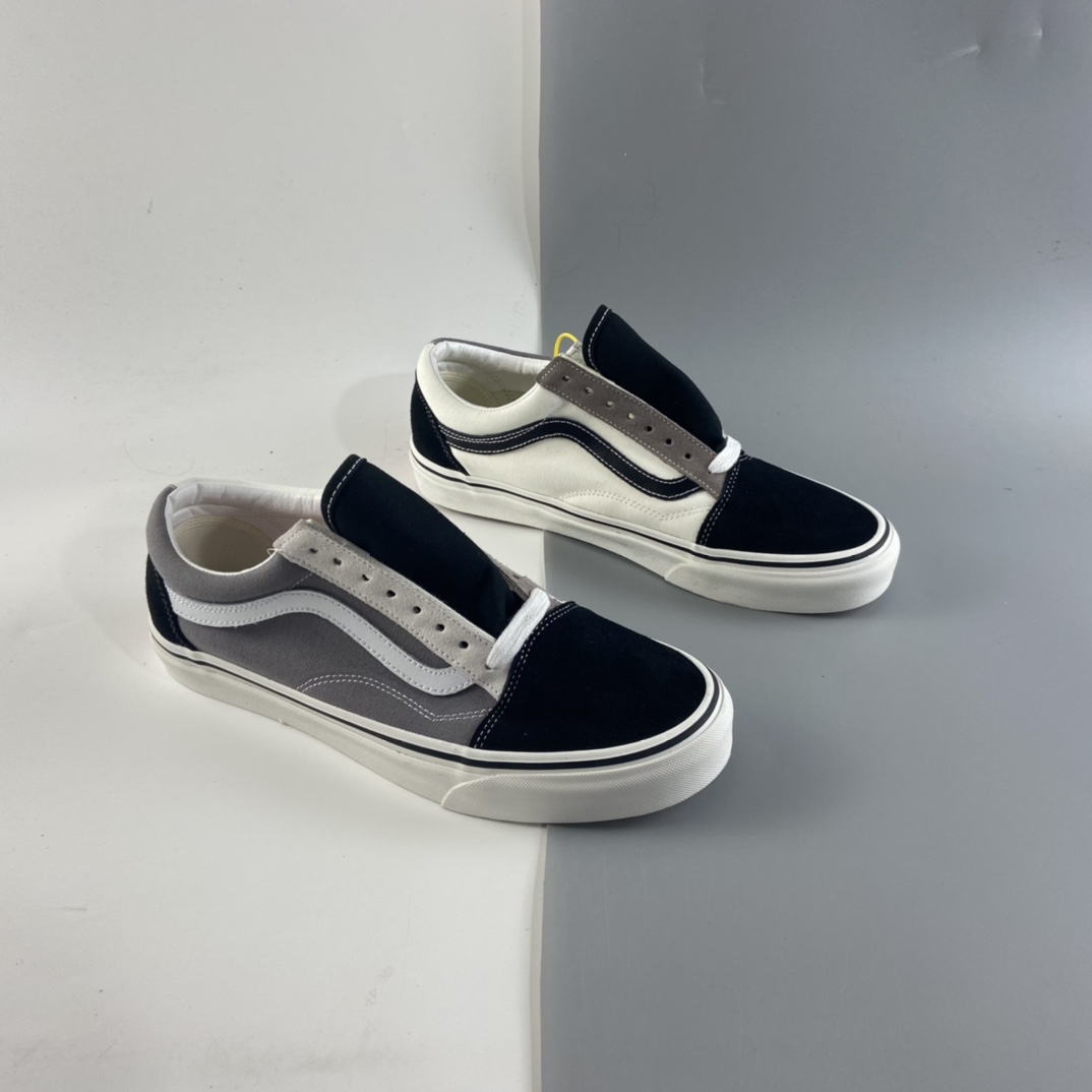 P150 Vans Style 36 范斯安纳海姆撞色黑灰白低帮板鞋运动鞋 VN0A38G2XFI