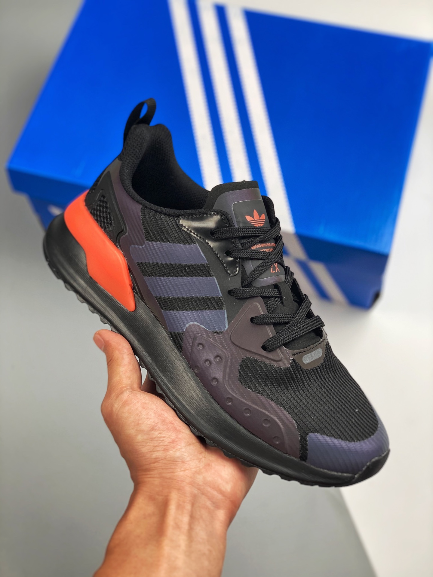 Adidas X_PLR negro camaleón lanzamiento limitado en el extranjero caja original versátil y ligera zapatillas transpirab…