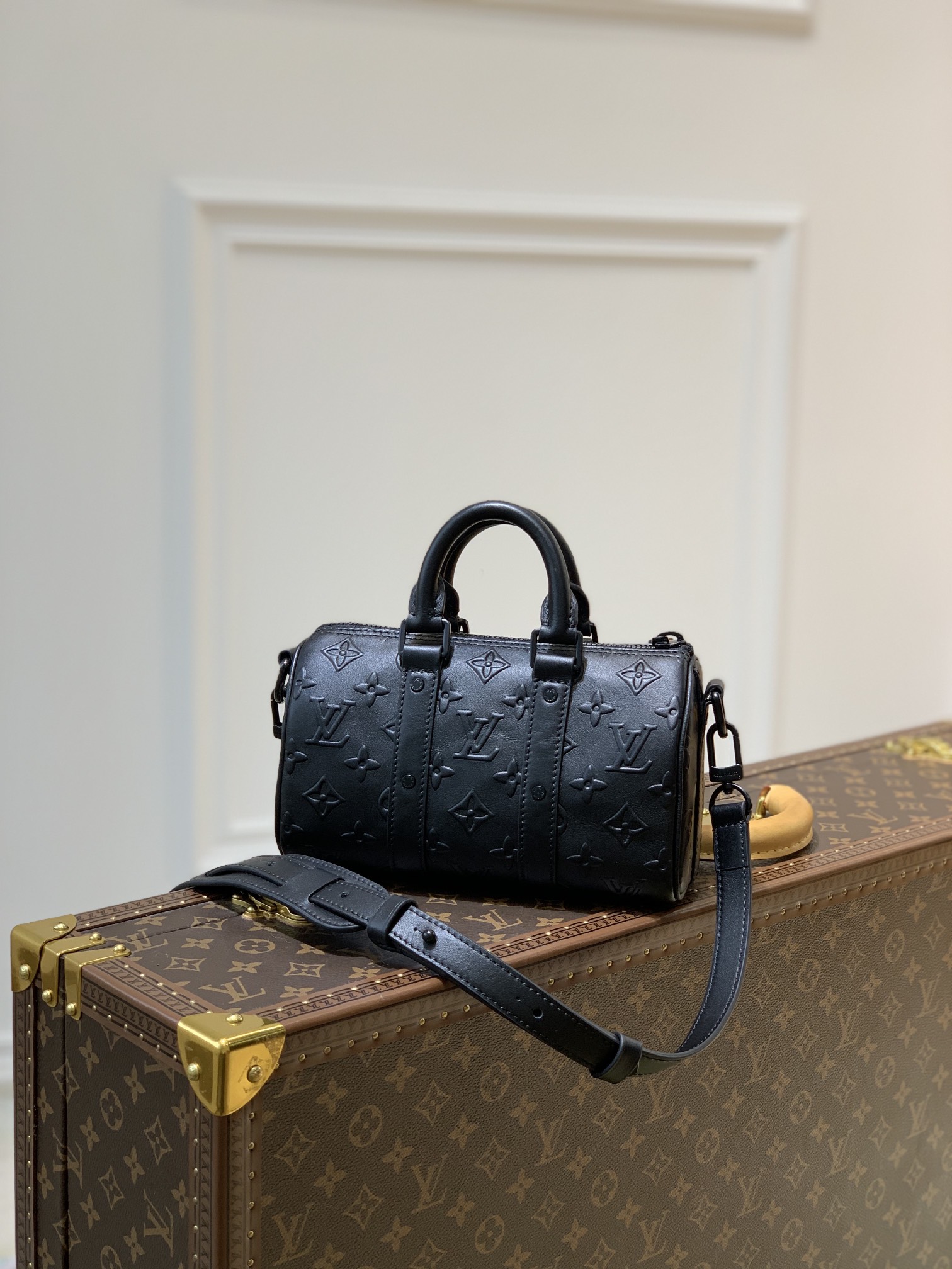 Louis Vuitton LV Keepall XS bag M57960黑色