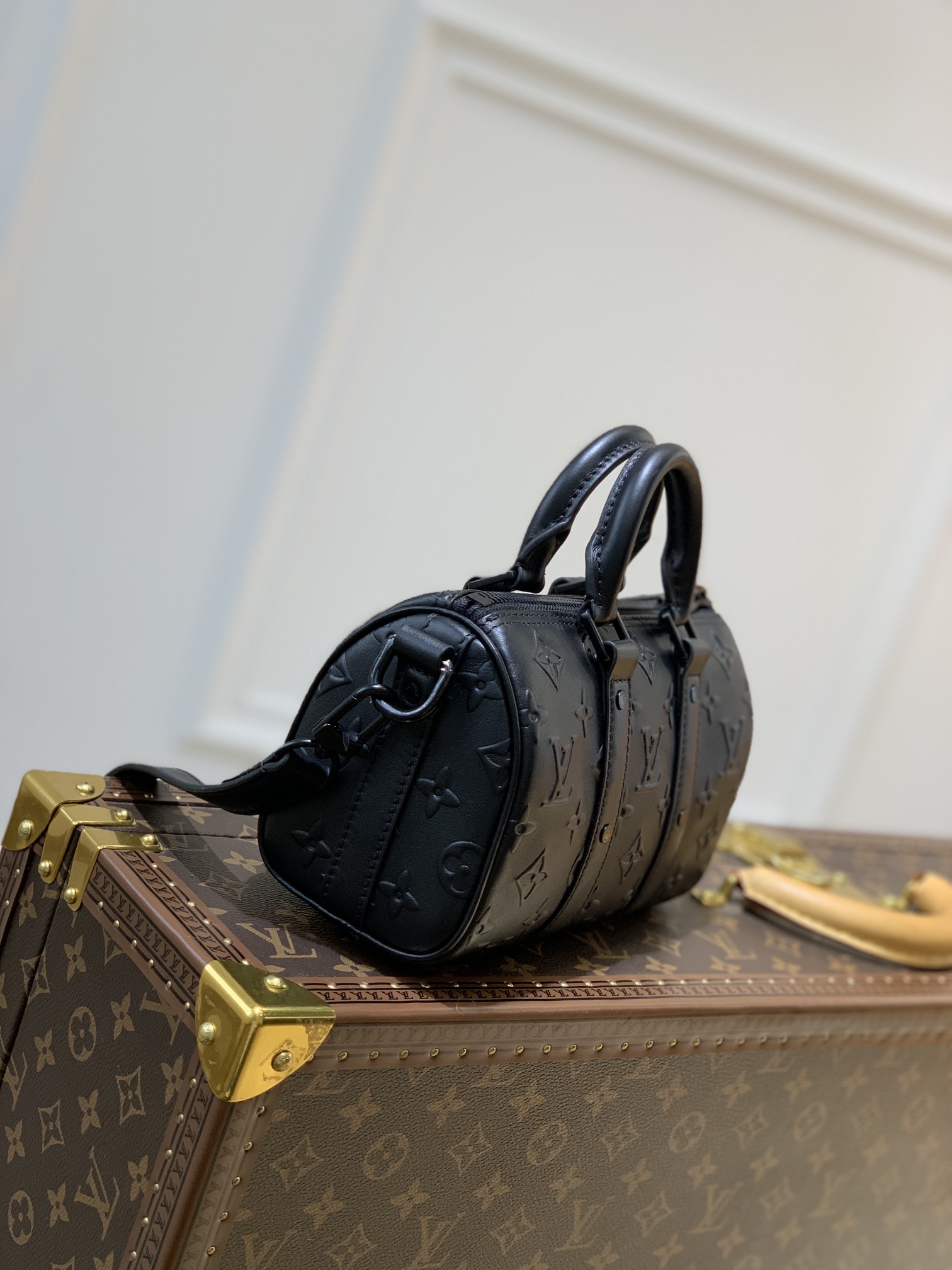 Louis Vuitton LV Keepall XS bag M57960黑色