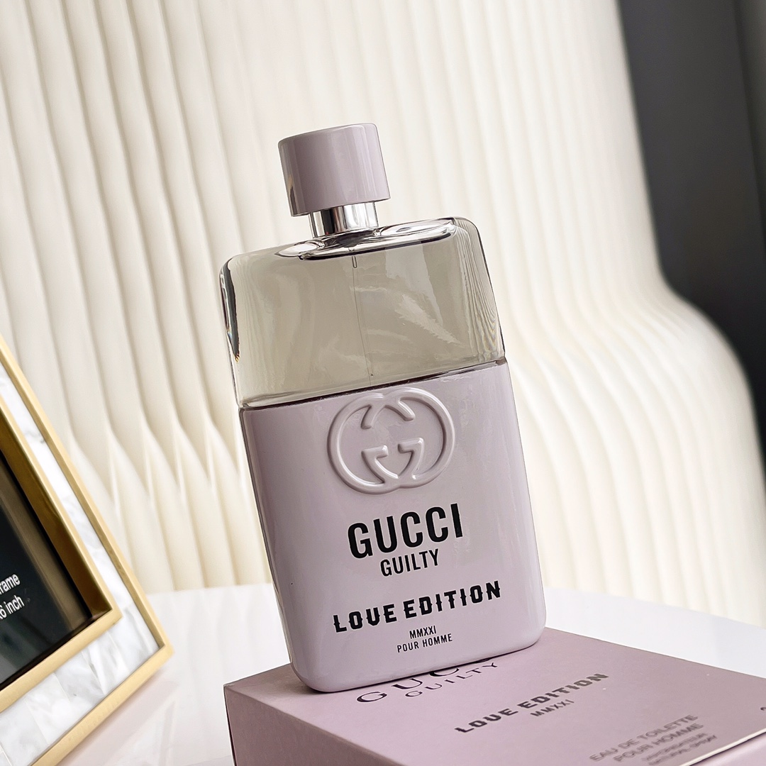 专柜品质Gucci古驰情人节限量男士香水90ml 4