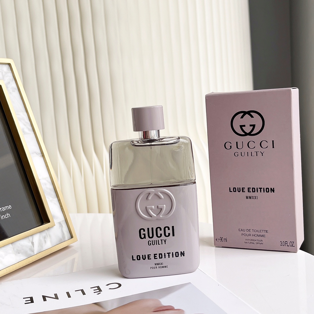 专柜品质Gucci古驰情人节限量男士香水90ml 2