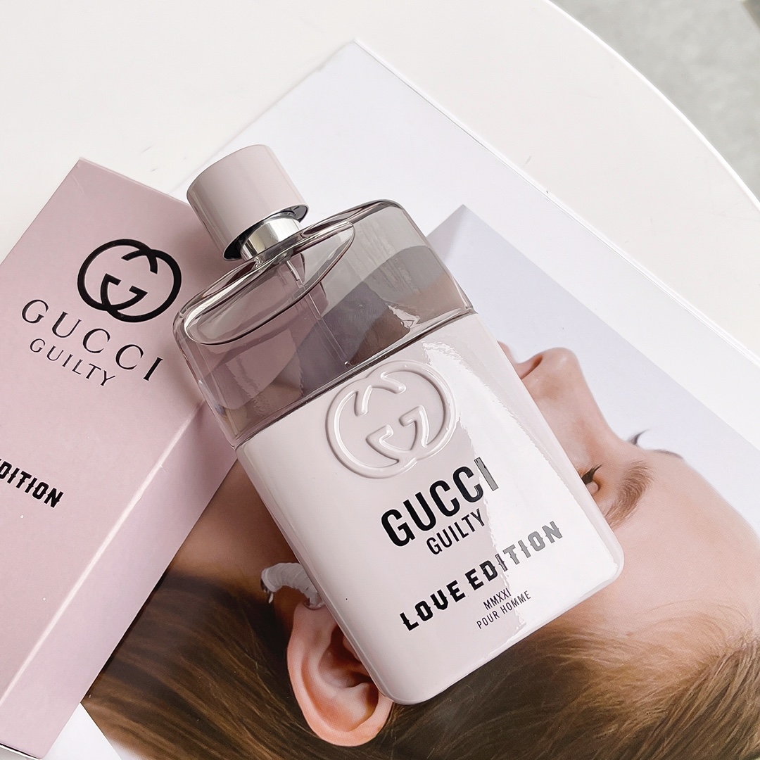 专柜品质Gucci古驰情人节限量男士香水90ml 5