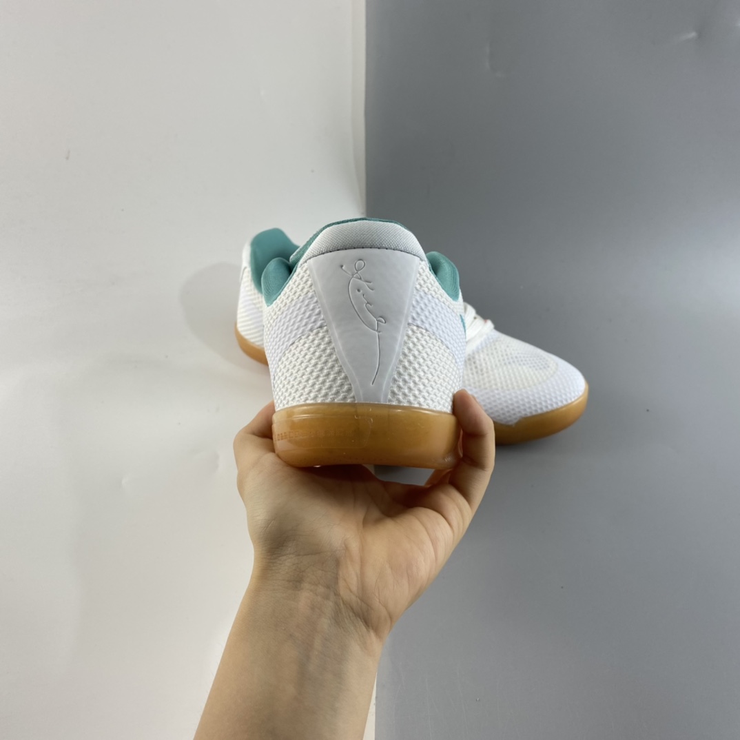 P240 Nike Kobe 11 EM 科比11代篮球鞋运动鞋 白绿色 生胶蒂芙尼绿 836184-103