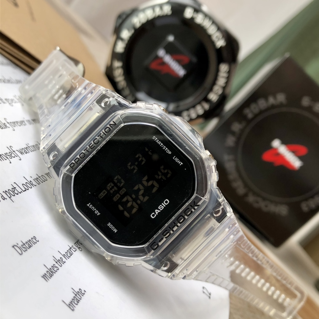 Iceline CASIO G-SHONK-DW5600 Watch: Stylish, Functional, and Durable! - 图片 8