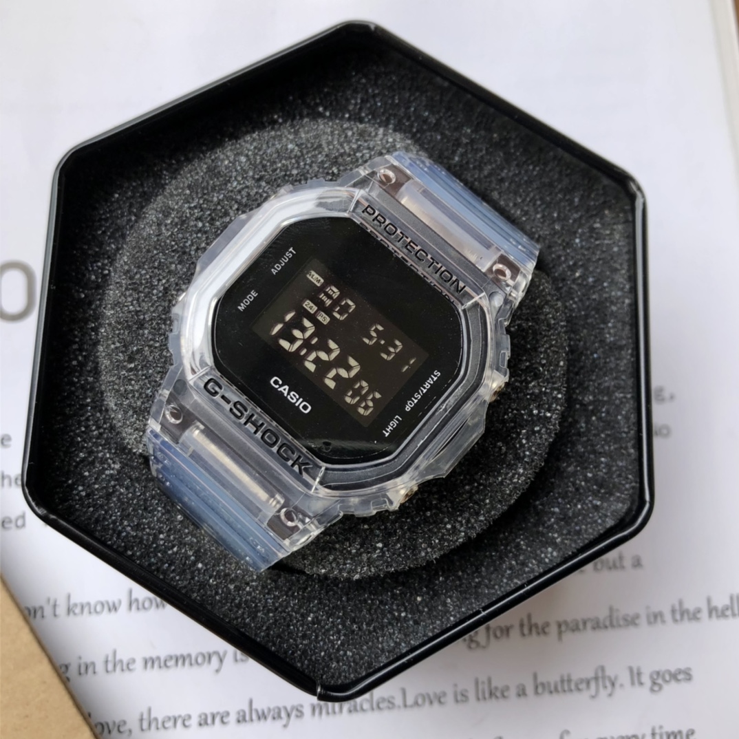 Iceline CASIO G-SHONK-DW5600 Watch: Stylish, Functional, and Durable! - 图片 3