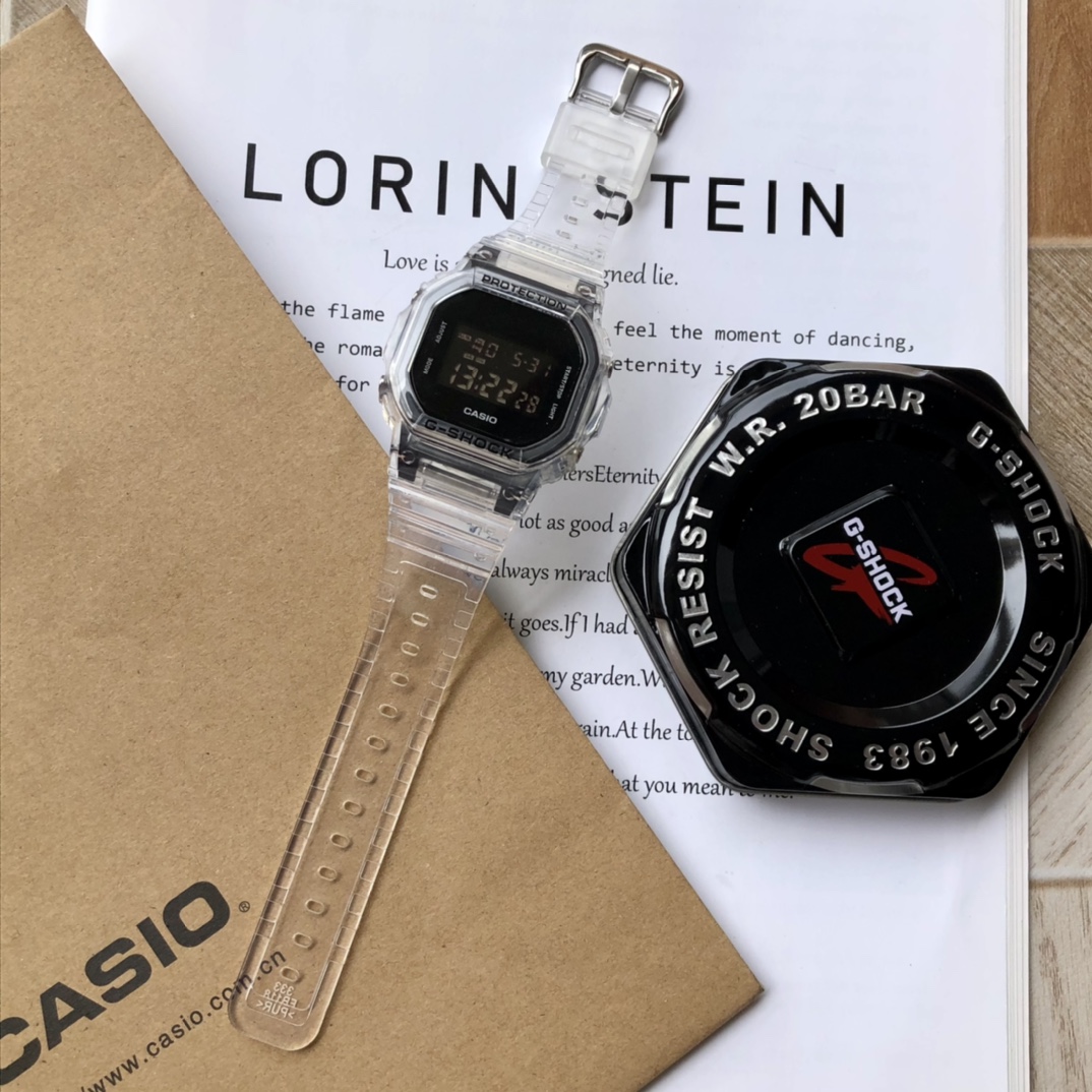 Iceline CASIO G-SHONK-DW5600 Watch: Stylish, Functional, and Durable! - 图片 4