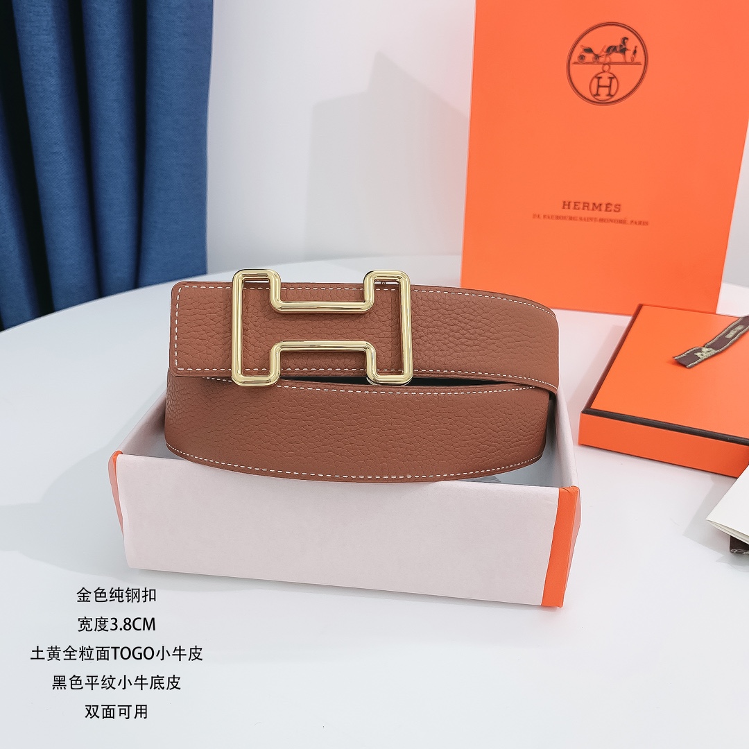 HECHO EN FRANCIA 🎁 Empaque completo de regalo 🎁 Marca: HERMES original de fábrica 🎁 Material de la hebilla…