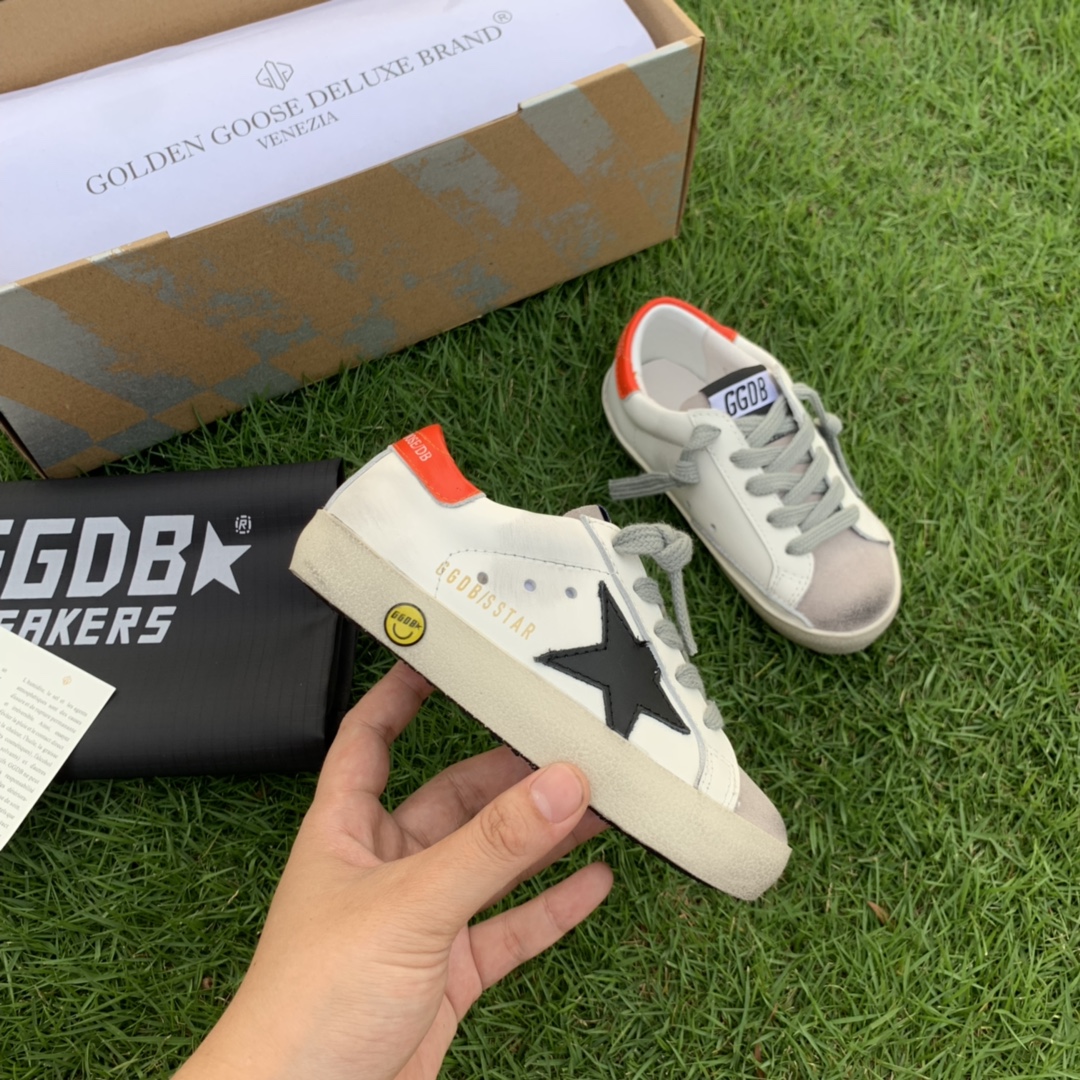 Golden Goose Deluxe Brand Small dirty shoe GGDBchild Childrens shoes series Look out. Size: 26-35 - 图片 5