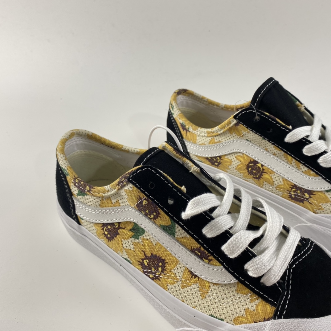 P160 Vans Style 36 SF 向日葵小雏菊 权志龙短头限定版滑板鞋 VN0A5HFF6SR