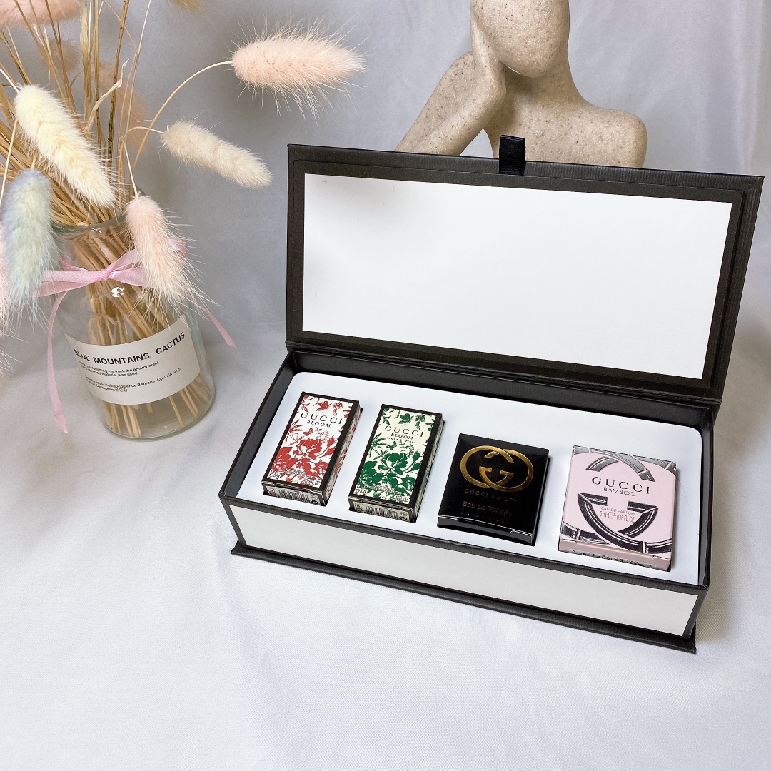 Gucci Miniature Perfume Set - Bamboo, Bloom, Guilty - 5ml x 4, Gift Set 3 i1622800001 3811 1
