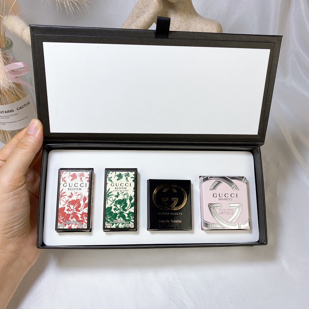 Gucci Miniature Perfume Set - Bamboo, Bloom, Guilty - 5ml x 4, Gift Set 4 i1622800001 8156 2