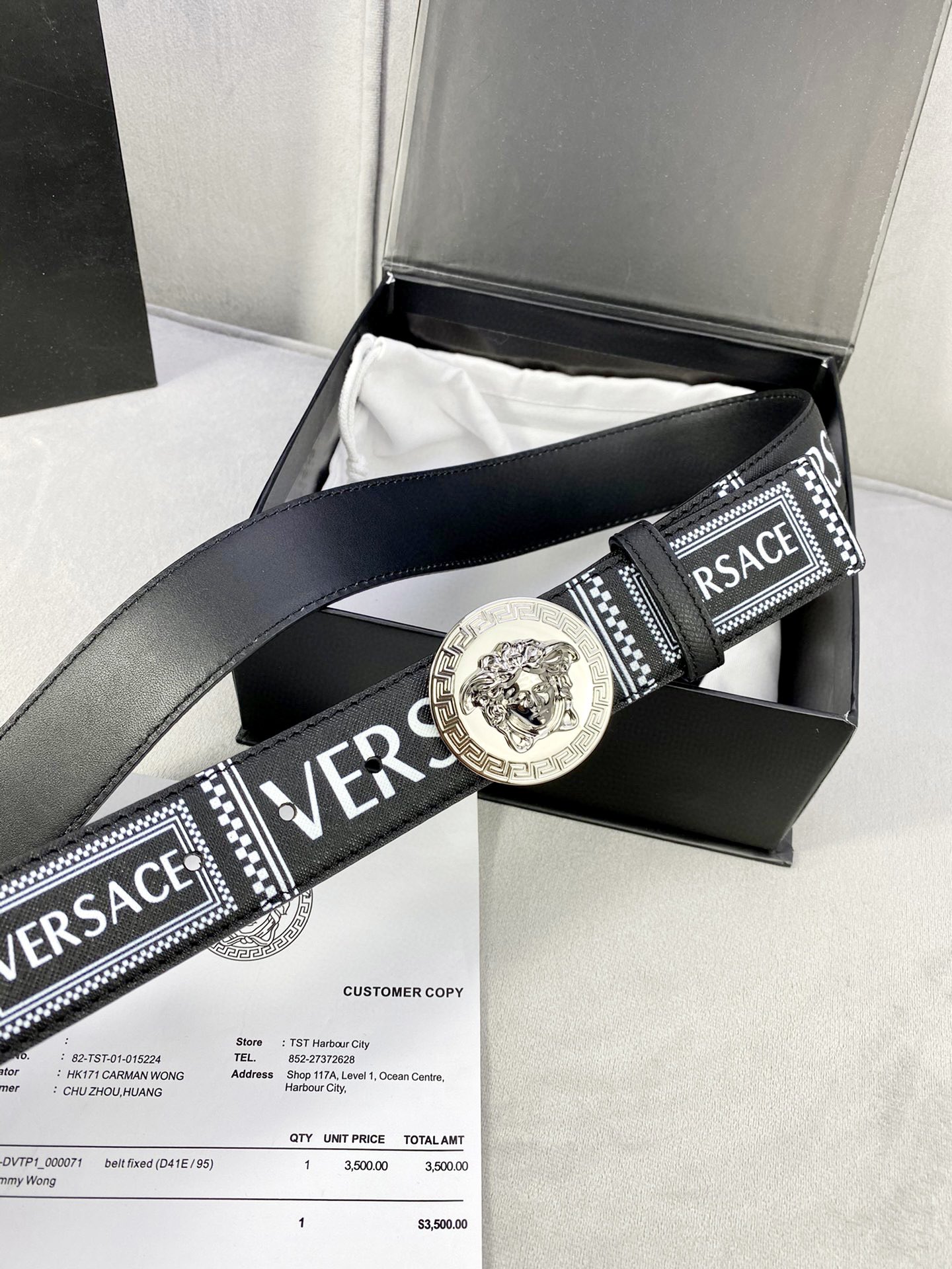宽度4.0cmVERSACE范思哲此