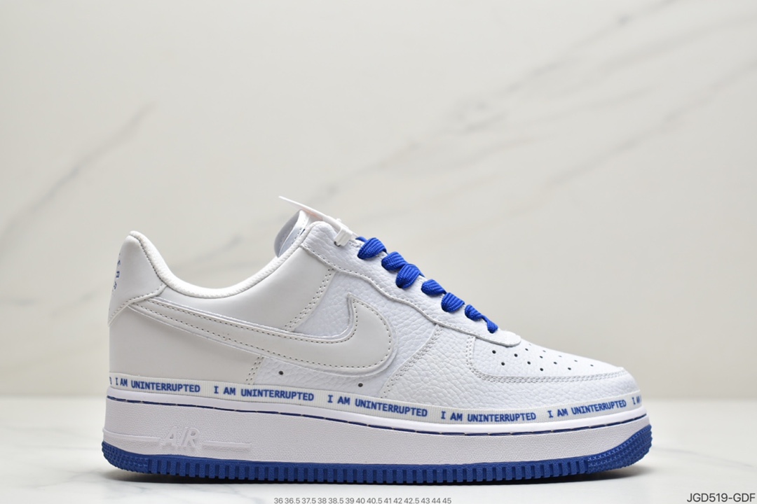 180 耐克Nike Air Force 1107 More Than QS 蓝白  CQ0494-100