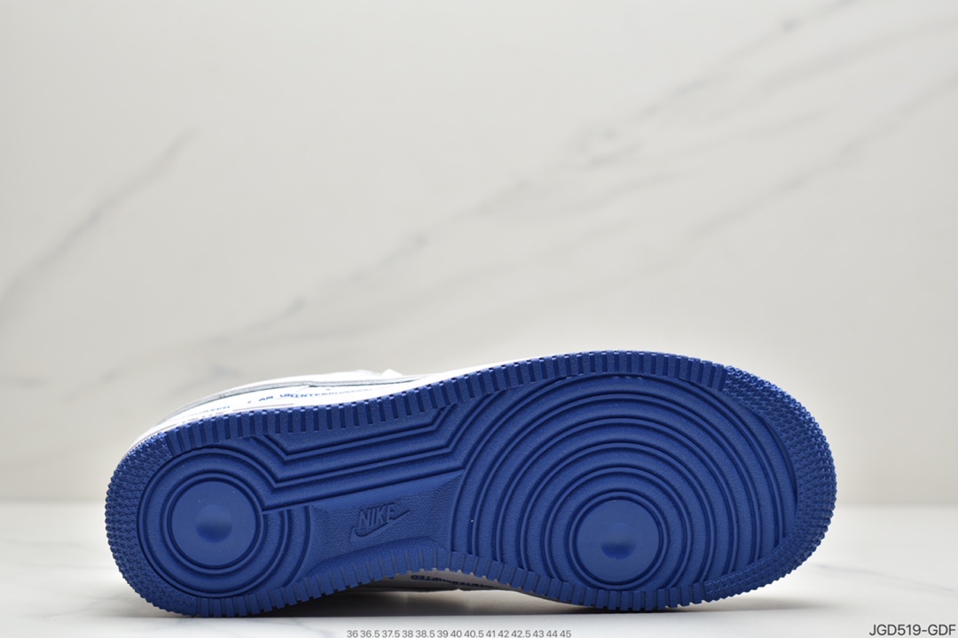 180 耐克Nike Air Force 1107 More Than QS 蓝白  CQ0494-100
