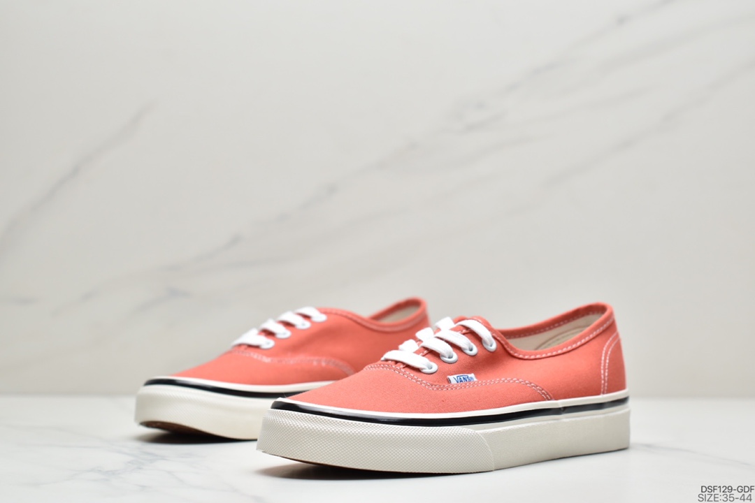 105 万斯Vans Authentic 44DX经典安娜海姆 4孔低帮硫化滑板鞋复古AUT高端硫化