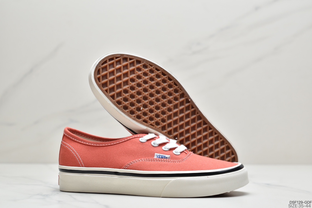 105 万斯Vans Authentic 44DX经典安娜海姆 4孔低帮硫化滑板鞋复古AUT高端硫化