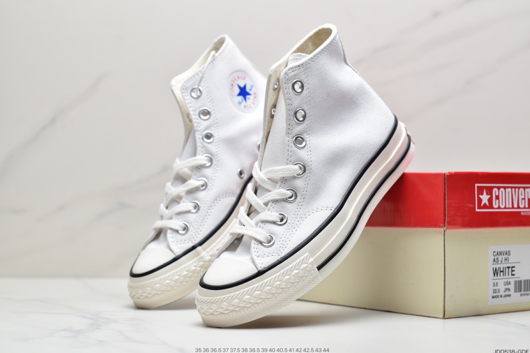 120 匡威Converse Chuck Taylor All Star 1970s High明星经典中性高低帮帆布休闲运动硫化鞋