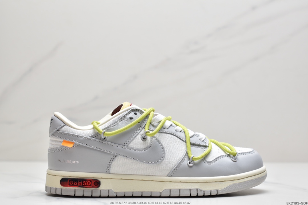 380 耐克Nike 0ff-White x Nike DuNIKE Low“04 of 50”  OW 白灰色 DM1602-114