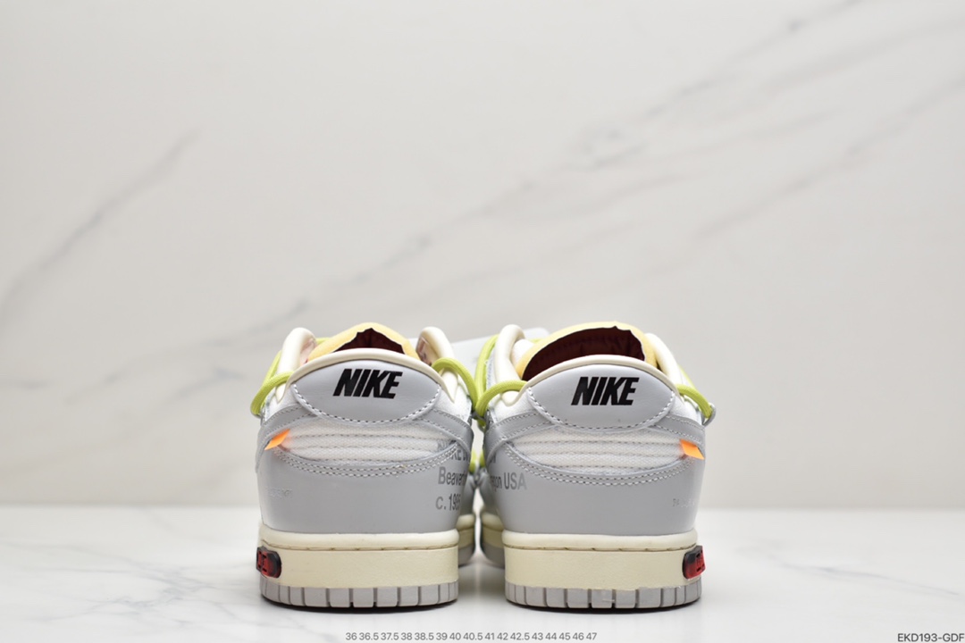380 耐克Nike 0ff-White x Nike DuNIKE Low“04 of 50”  OW 白灰色 DM1602-114