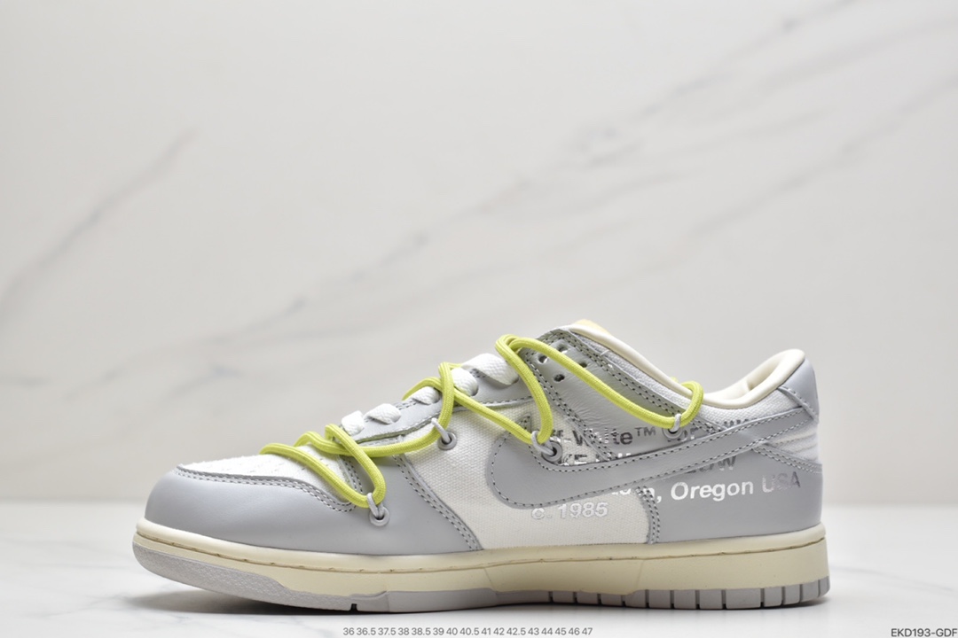 380 耐克Nike 0ff-White x Nike DuNIKE Low“04 of 50”  OW 白灰色 DM1602-114