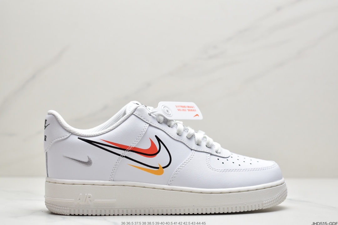 190 耐克Nike Air Force 1 07 LV8空军一号低帮百搭休闲运动板鞋 DM9096-100 ID:JHD515-GDF