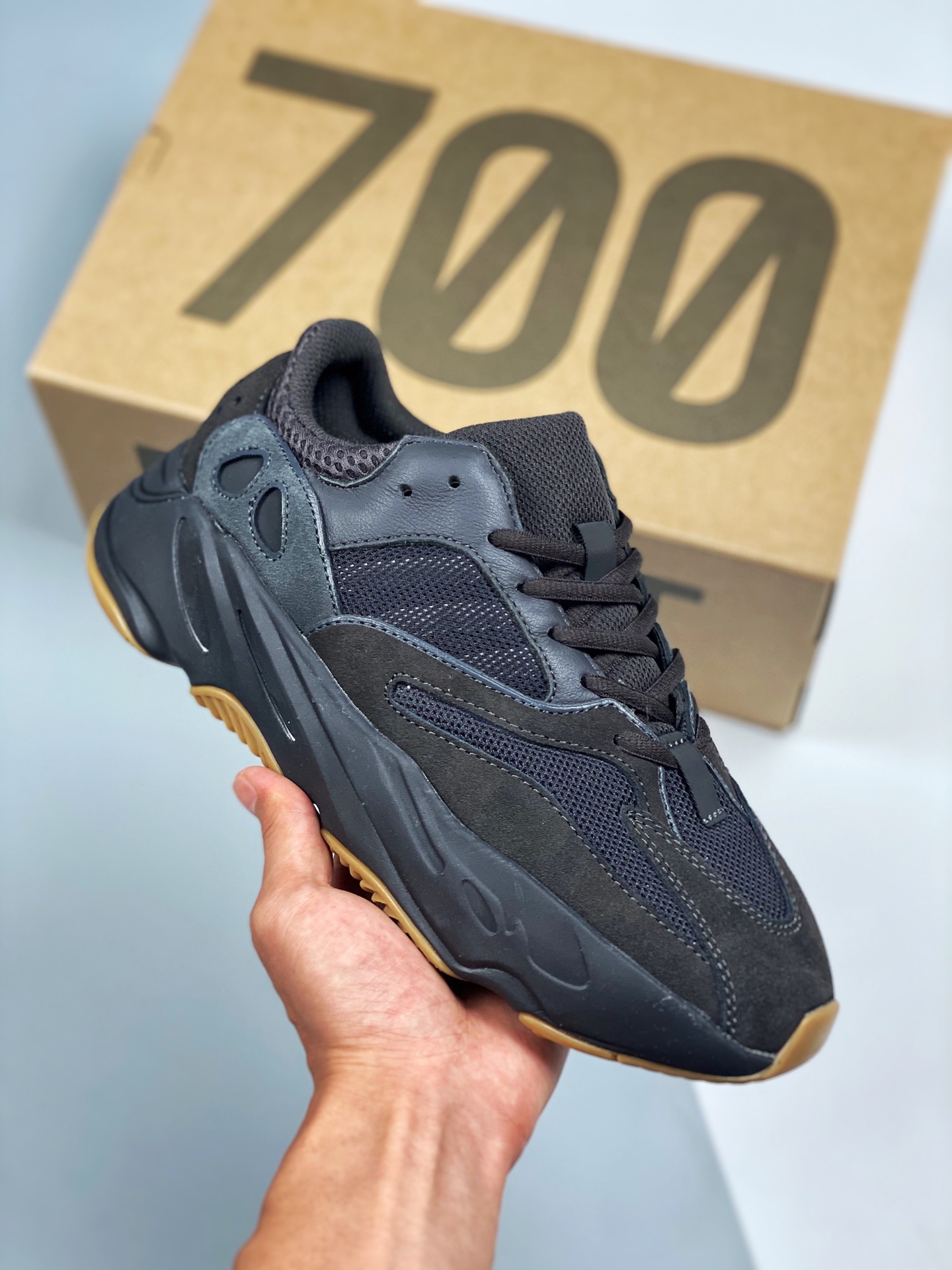 Oferta especial del 618 💥💥 Adidas Yeezy 700 "Utility Black" Negro Caucho Mismo rango de precios en el merca…