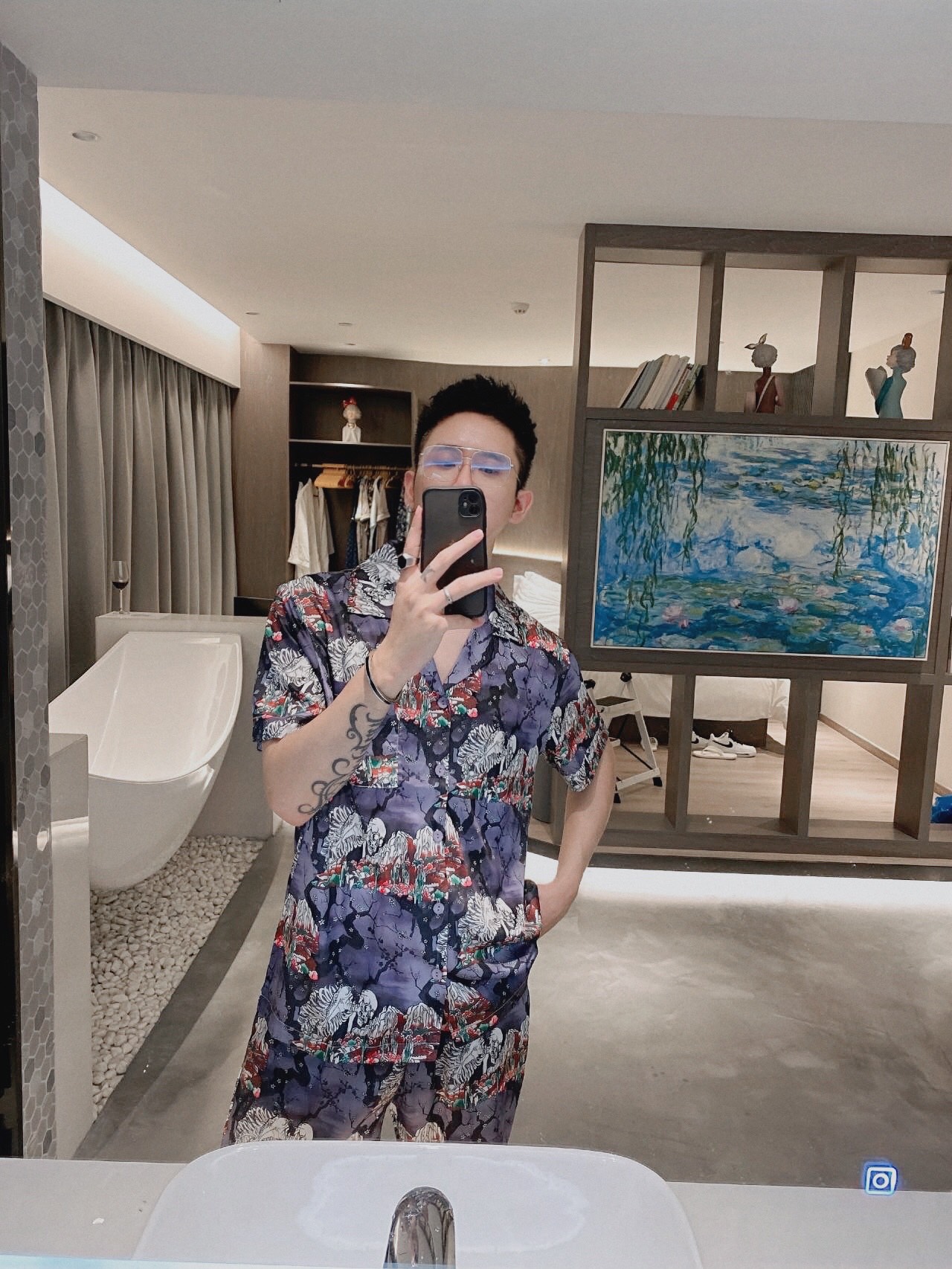 Pijama Gucci. Tejido de seda coreana de alta costura, suave y cómodo. Tallas: M～XXXL.