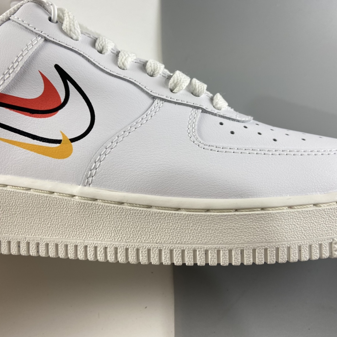 P200 NIKE Air Force 1 Low “Multi Swoosh”空军一号低帮百搭休闲运动板鞋 DM9096-100
