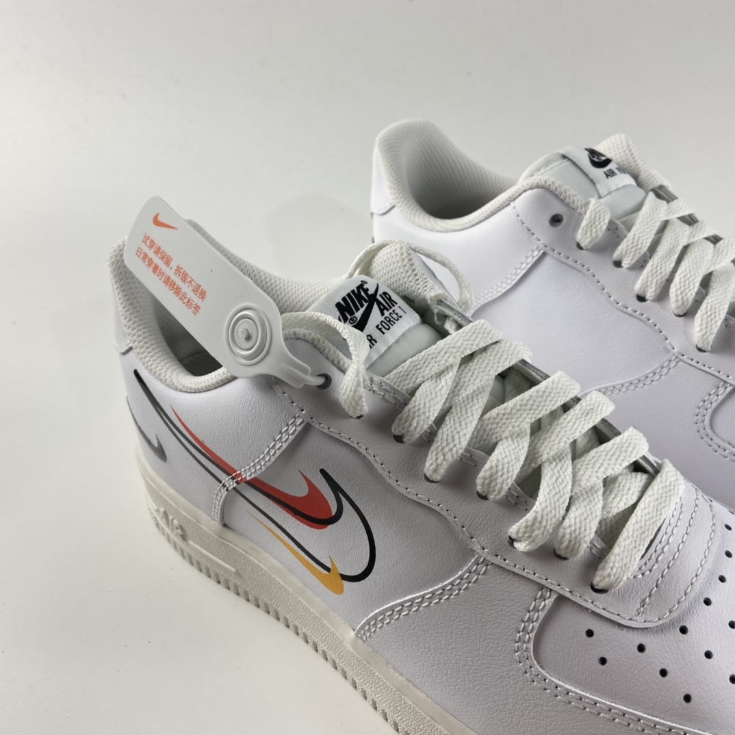 P200 NIKE Air Force 1 Low “Multi Swoosh”空军一号低帮百搭休闲运动板鞋 DM9096-100