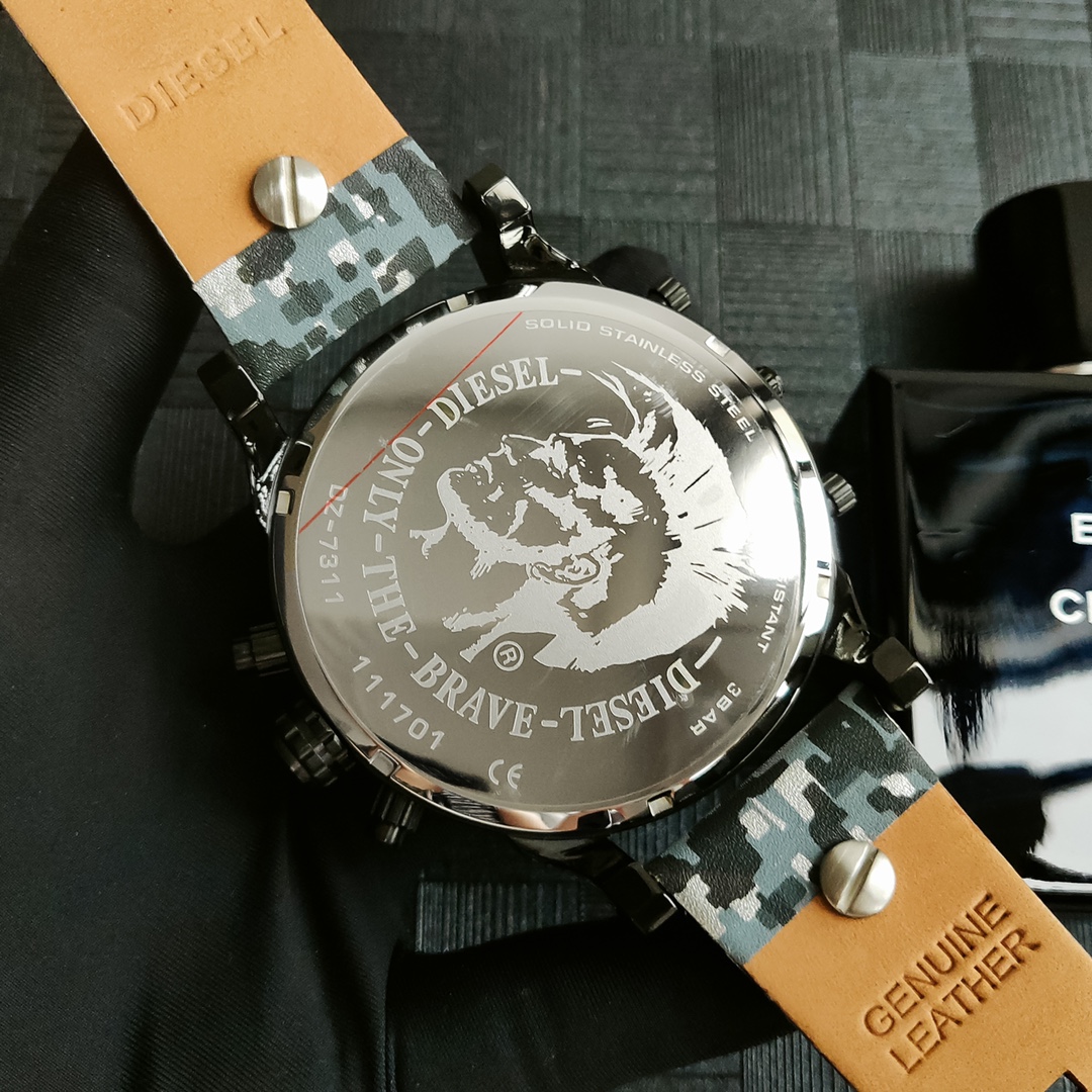 “High-Quality Black Steel Belt with Eight-Point Screws – DIESEI Model 7311” - 图片 7