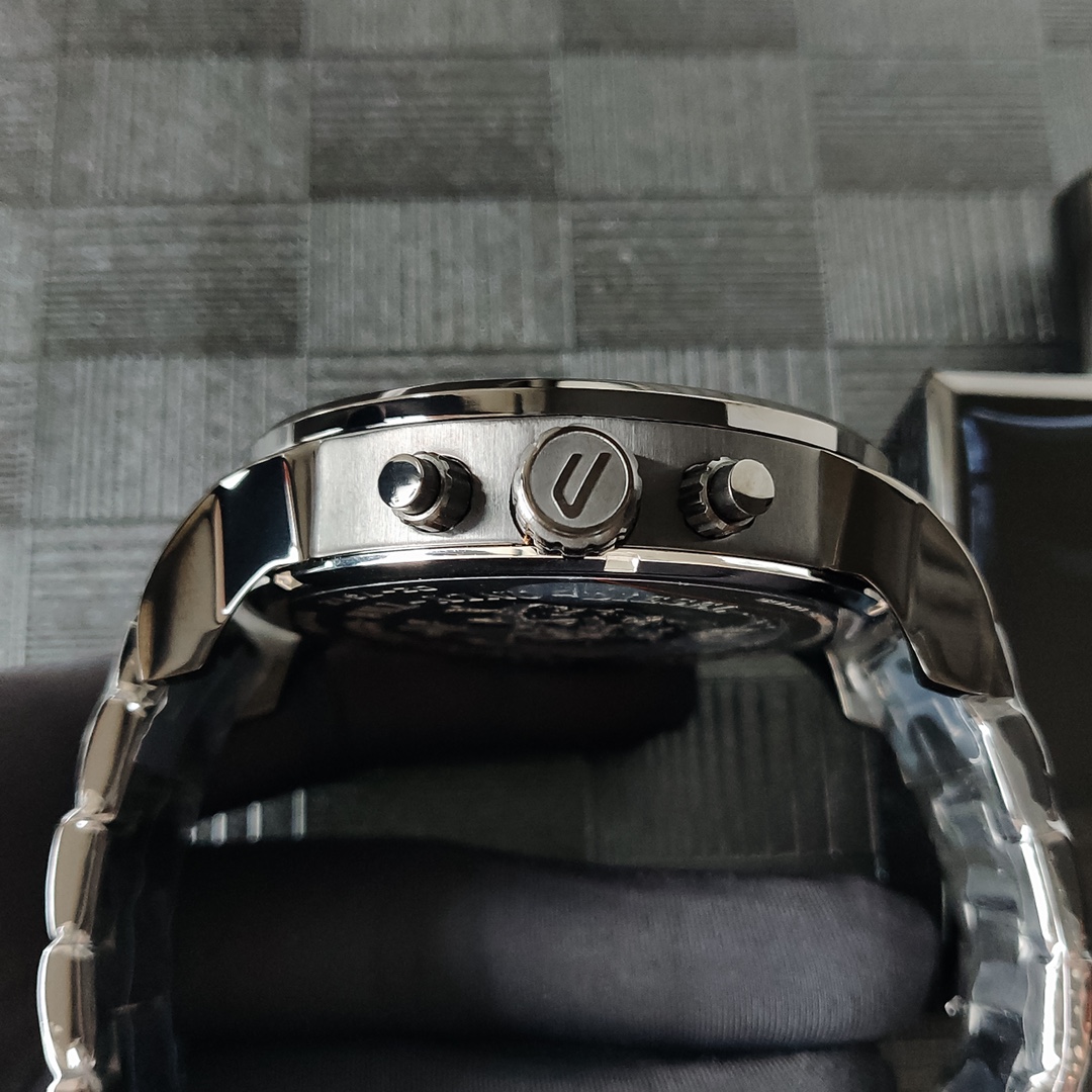 “High-Quality Black Steel Belt with Eight-Point Screws – DIESEI Model 7350” - 图片 6