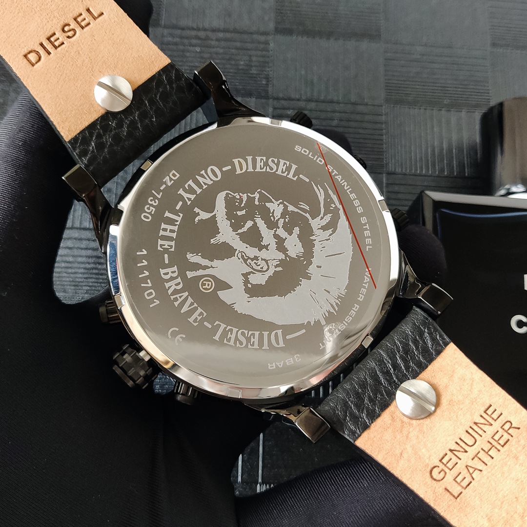 “High-Quality Black Steel Belt with Eight-Point Screws – DIESEI Model 7350” - 图片 7