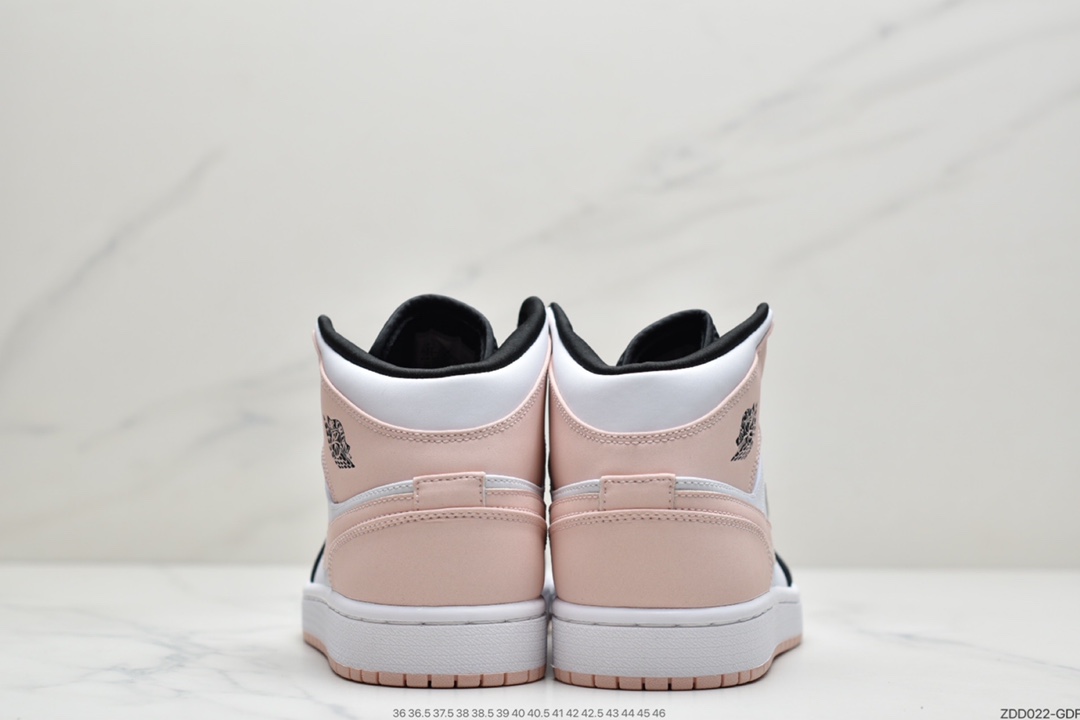 230 耐克Air Jordan 1 MID 黑粉中帮系列 554724-133