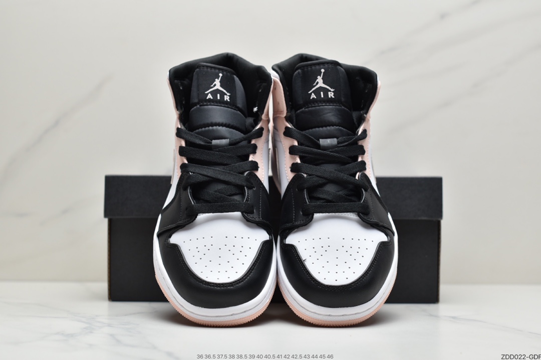 230 耐克Air Jordan 1 MID 黑粉中帮系列 554724-133