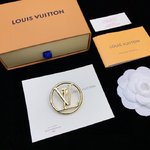 Good Quality Replica
 Louis Vuitton Jewelry Brooch Gold Yellow 925 Silver Brass