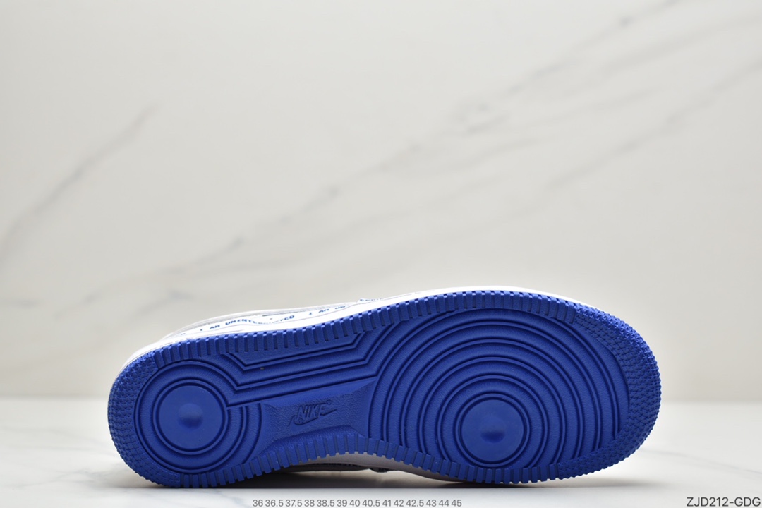 240 耐克Nike Air Force 1107 More Than QS 蓝白  CQ0494-100